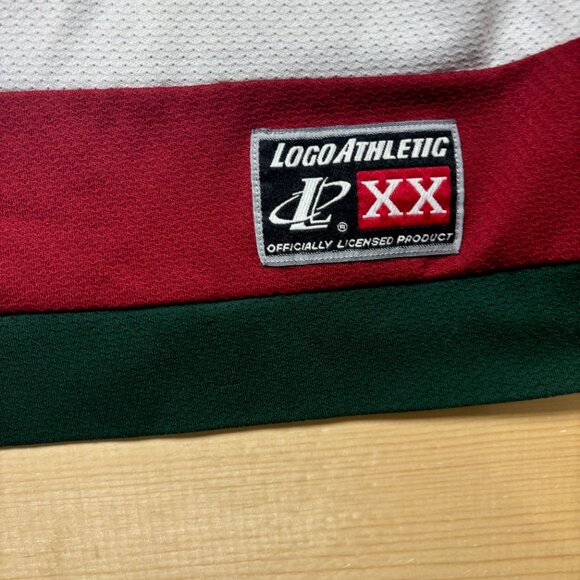 Minnesota Wild Jersey Mens XXL White Practice Jersey 1/2 Sleeve Logo Athletic - Picture 4 of 13